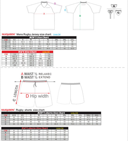Custom Rugby Uniform Embroidery Sublimation Design Print Team Women Rugby Jersey Sportswear