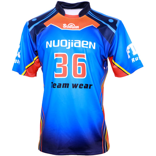 Rugby Uniforms Are Made of Thick Fabric and Are Sewn with Four Needles and Six Threads Smooth Fabric