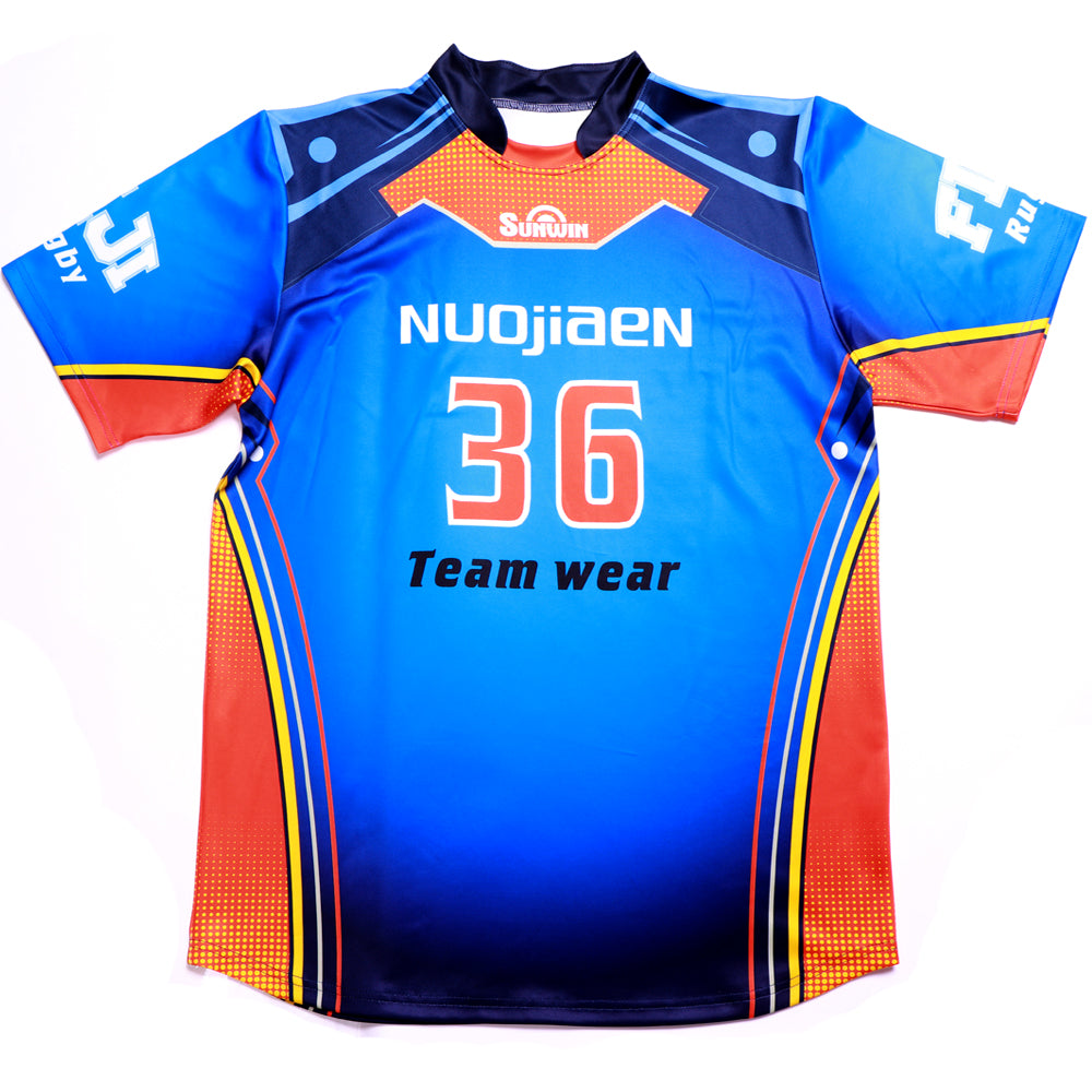 Rugby Uniforms Are Made of Thick Fabric and Are Sewn with Four Needles and Six Threads Smooth Fabric